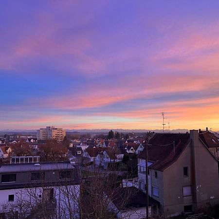Ferienwohnung Weitblick Bad Schussenried Buitenkant foto